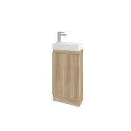 Free-standing 250mm depth vanity/include topping